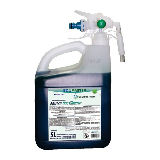 Embalagem Easy 2 Dose de 5 litros com o dispositivo de diluição acoplado