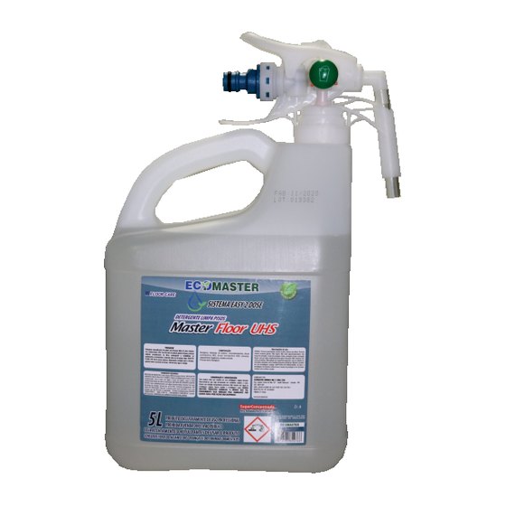 Master Floor UHS na embalagem Easy 2 Dose