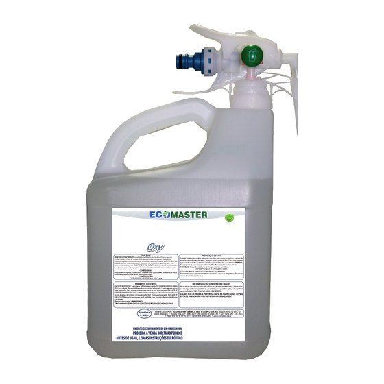 Master Oxy AC Health na embalagem Easy 2 Dose
