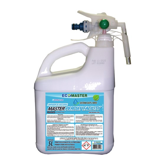 Master Peroxy Facility na embalagem Easy 2 Dose