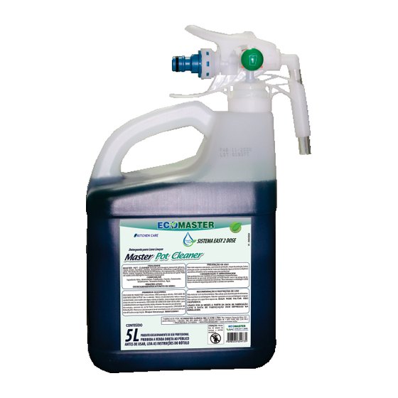 Master Pot Cleaner na embalagem Easy 2 Dose