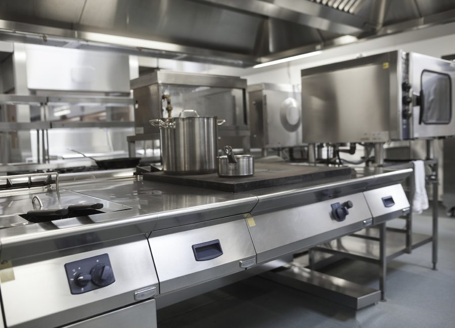Cozinha industrial em aço inox