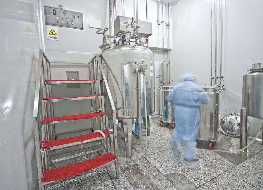 Planta de indústria farmacêutica